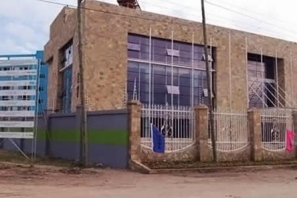 Exhibition building at Buguruni Industrial Area, BNBM